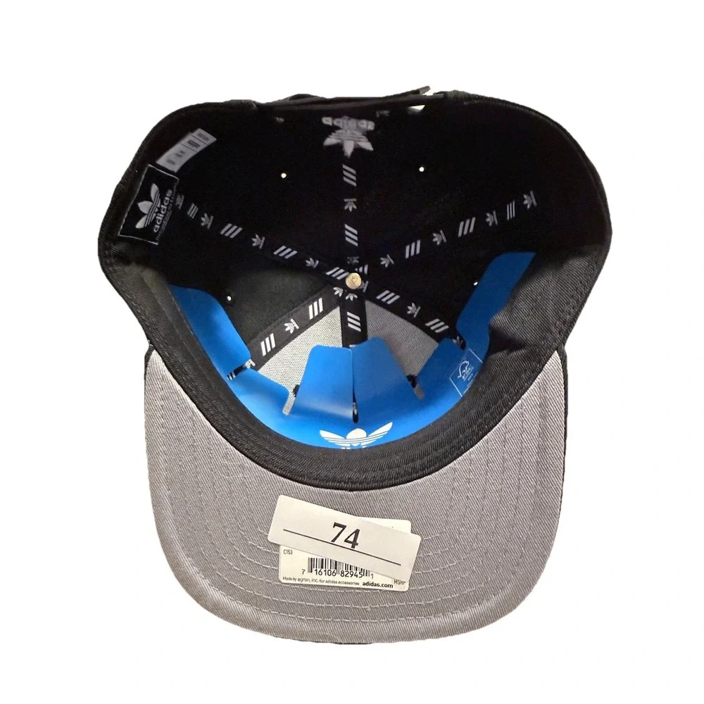 Adidas Hat Cap Youth OSFY‎ Black Logo Adjustable